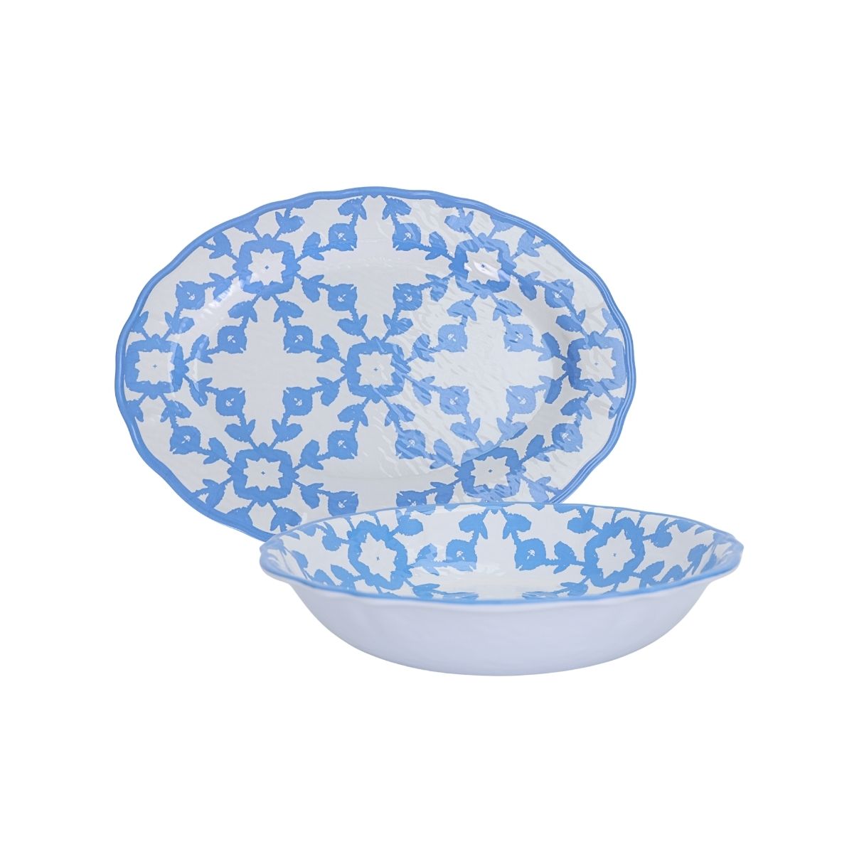 Highlands Blue Melamine Serve ware