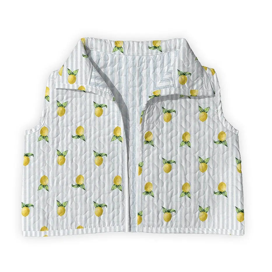 Lemon Sorbet Quilted Cate Vest