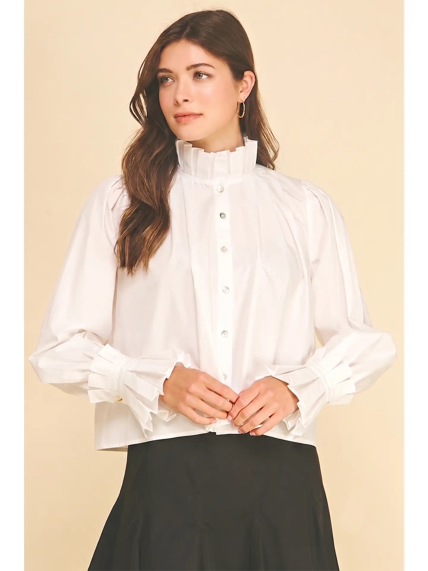 Catherine Ruffled Top