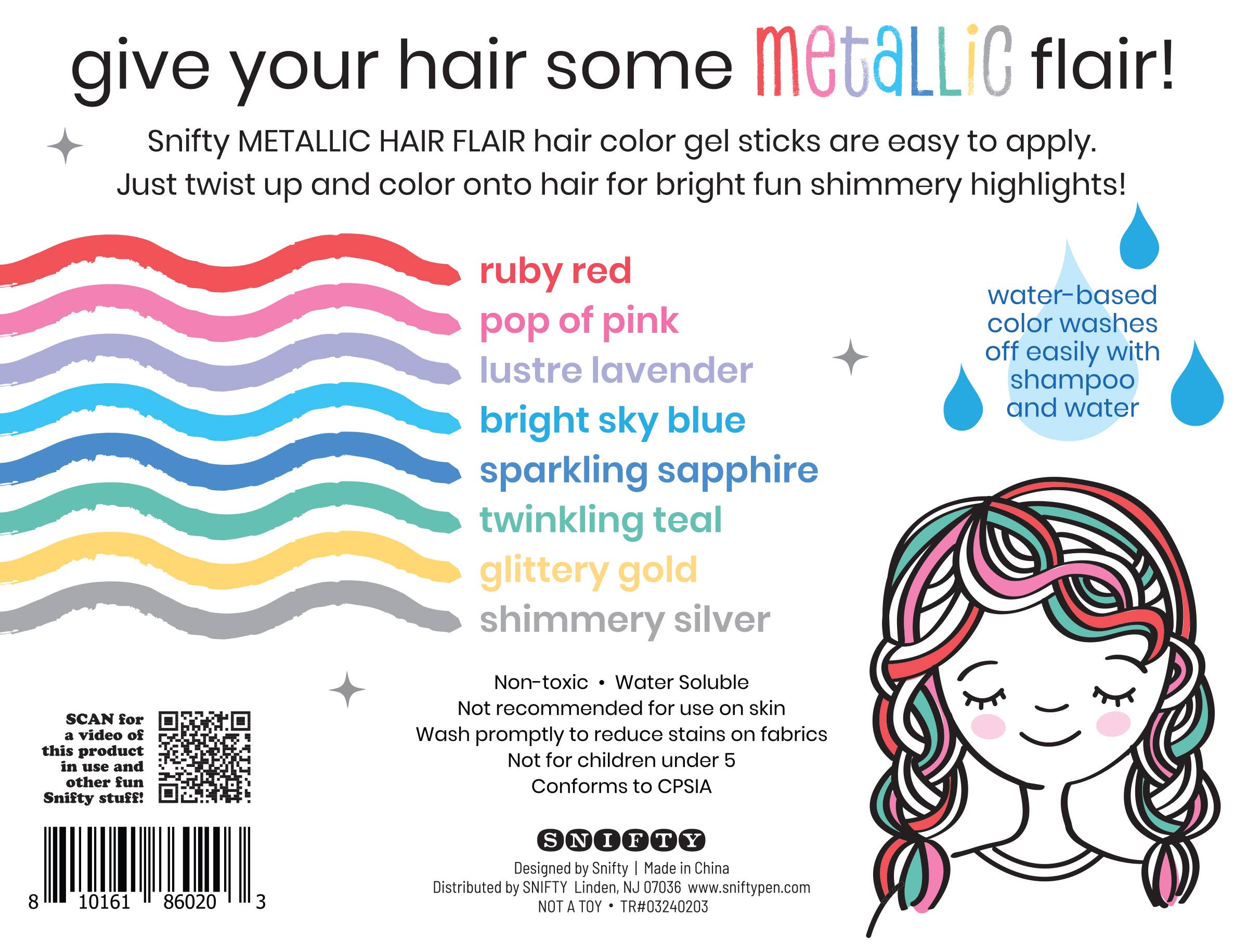 Metallic Hair Flair