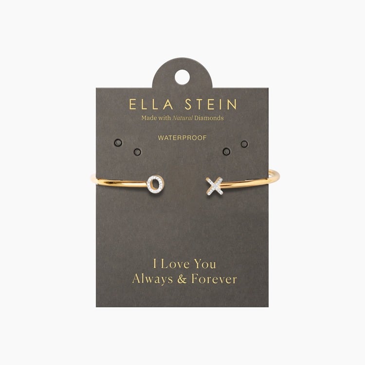 Gold Medium  XO Flexi Cuff Bracelet