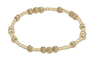 eNewton | Hope Unwritten Dignity 5mm Bead Bracelet - Gold