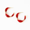Ink + Alloy | Vanessa Twisted Enamel Hoop Earring