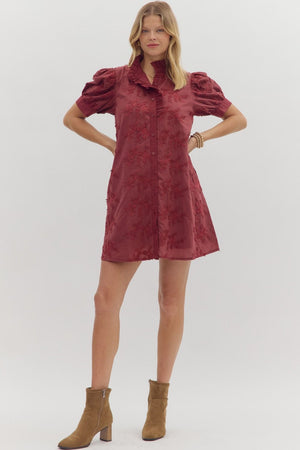Kelly Ruffle Eyelet Dress