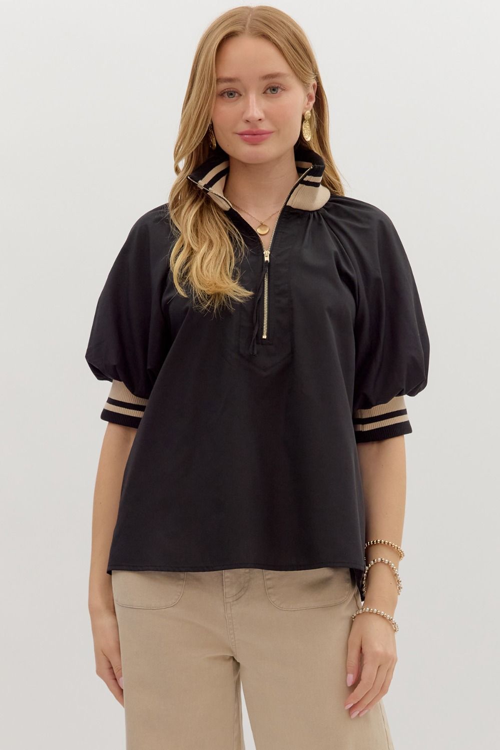 Janet Puff Sleeve Top