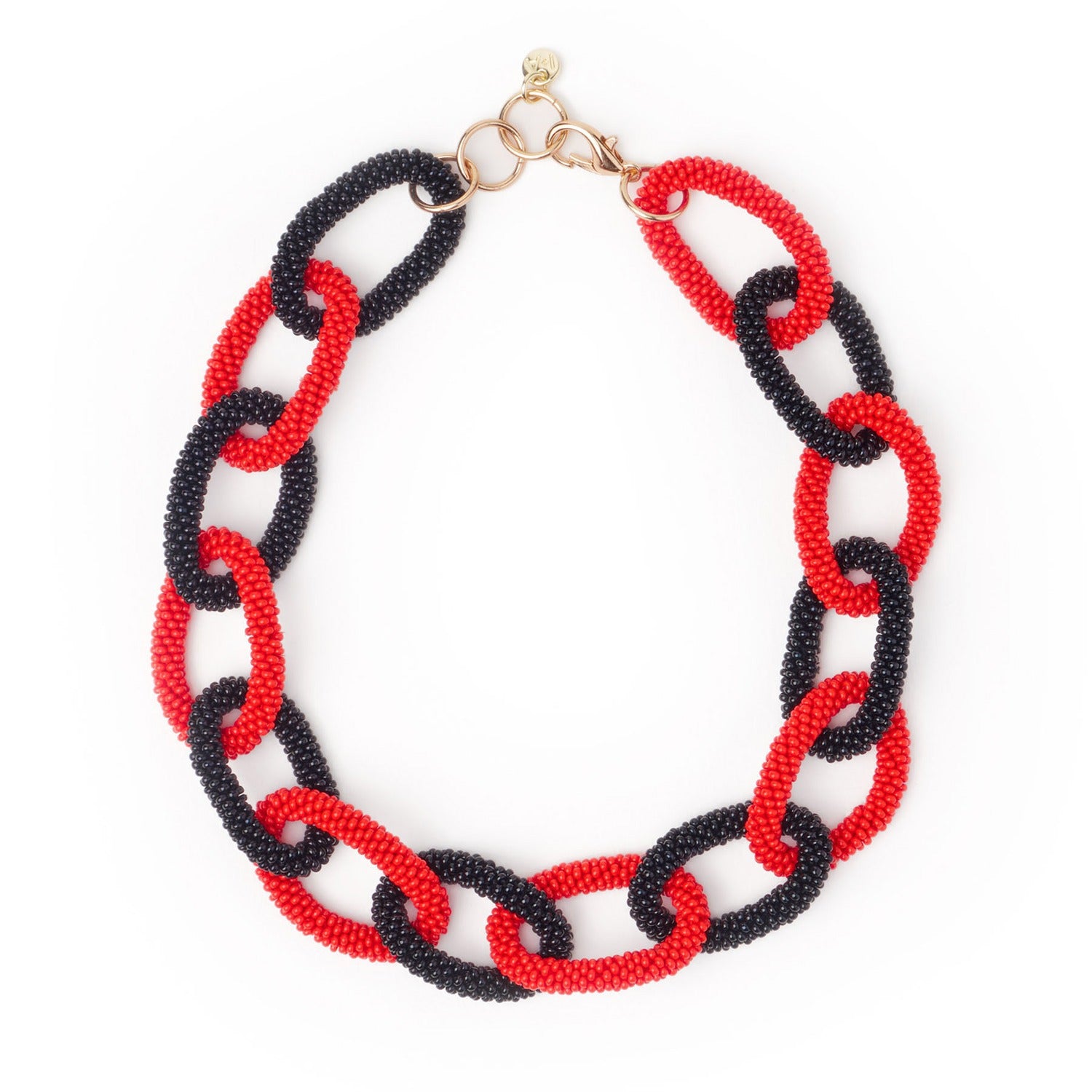 Gameday Chain Link Beaded Necklace