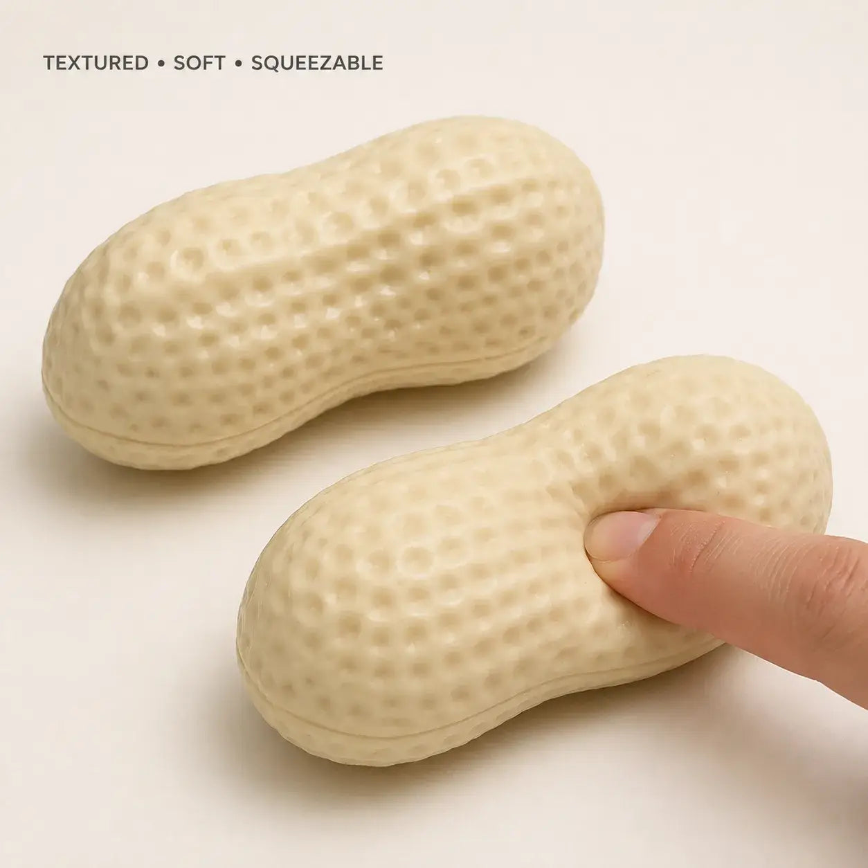 Crunchy Peanut Brick-Filled Squishy Toy