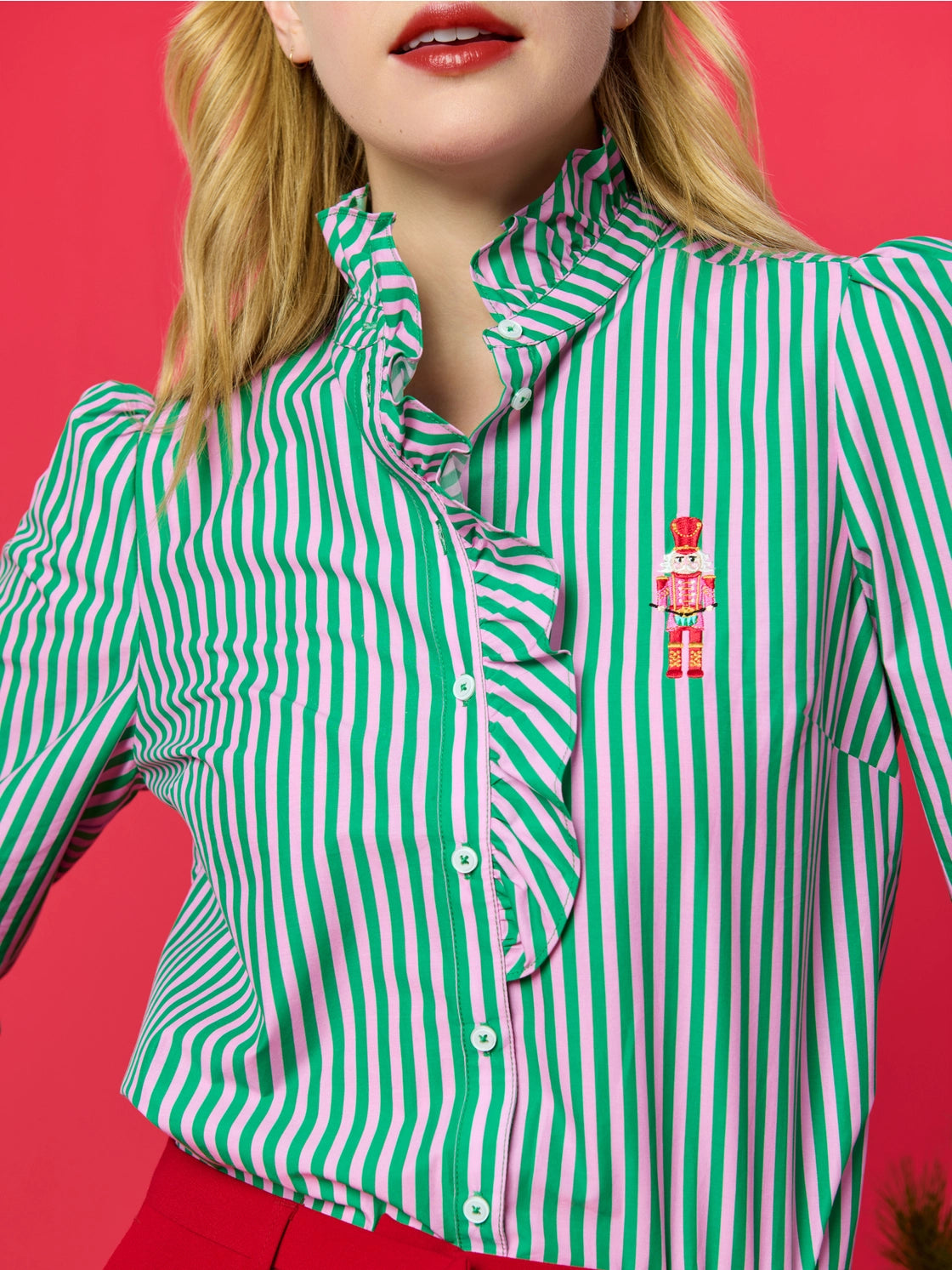 Holiday Ruffle Blouses
