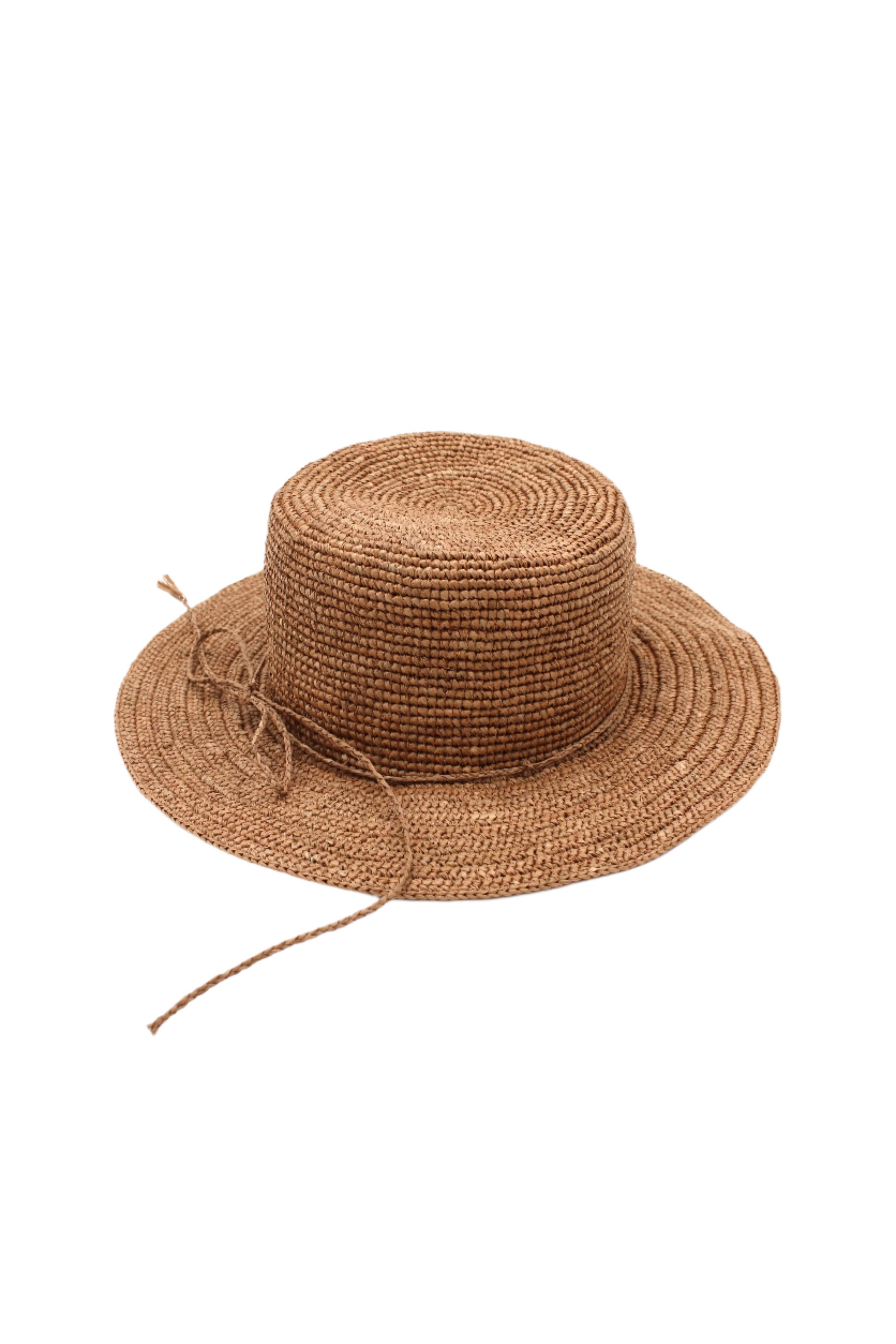 3" Brim Bolero Crochet Straw Sun Hats