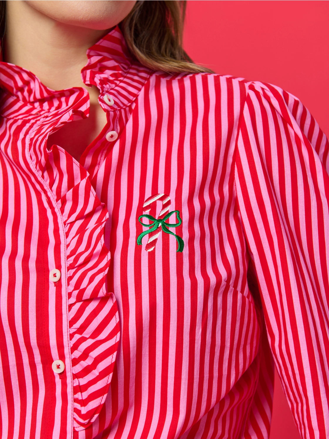 Holiday Ruffle Blouses