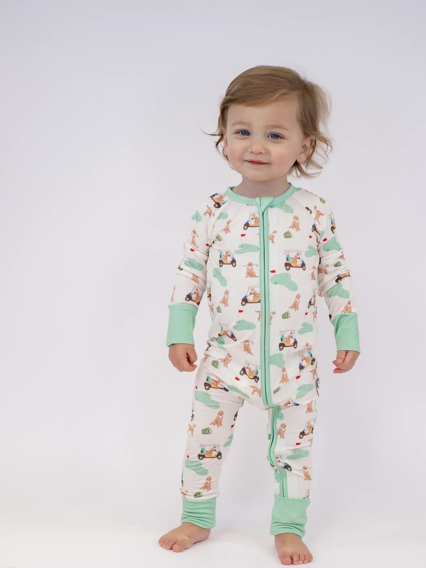 Barks & Birdies Long Sleeve Zip PJ