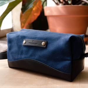 Canvas and Leather Dopp Kit