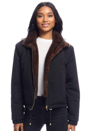 Fabulous Furs | Sable Insta Reversible Zip Jacket (Copy)