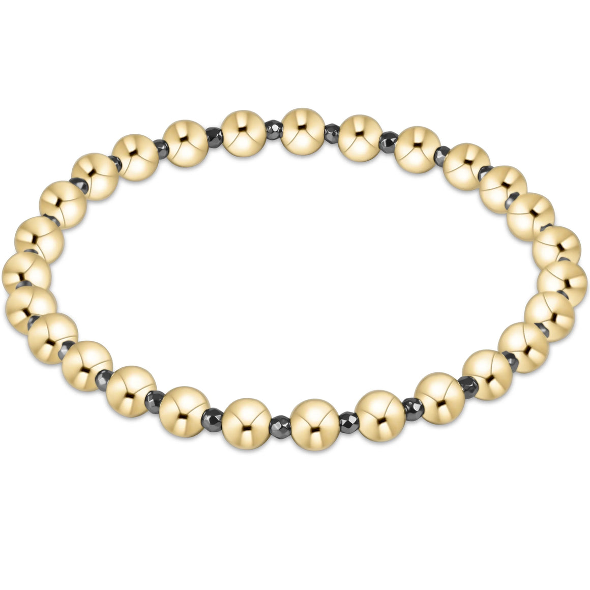 eNewton | Extends Hematite Grateful Pattern Bracelet