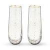 Starlight Stemless Champagne Flute Set of 2
