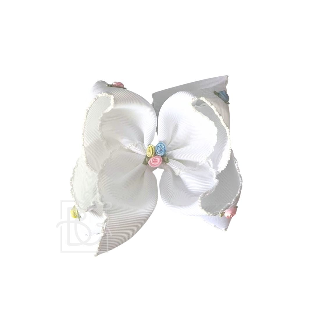 FLOWER EMBELLISHED BOWS