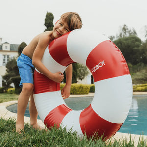 Kids Vintage Tube Float - Red, 34"