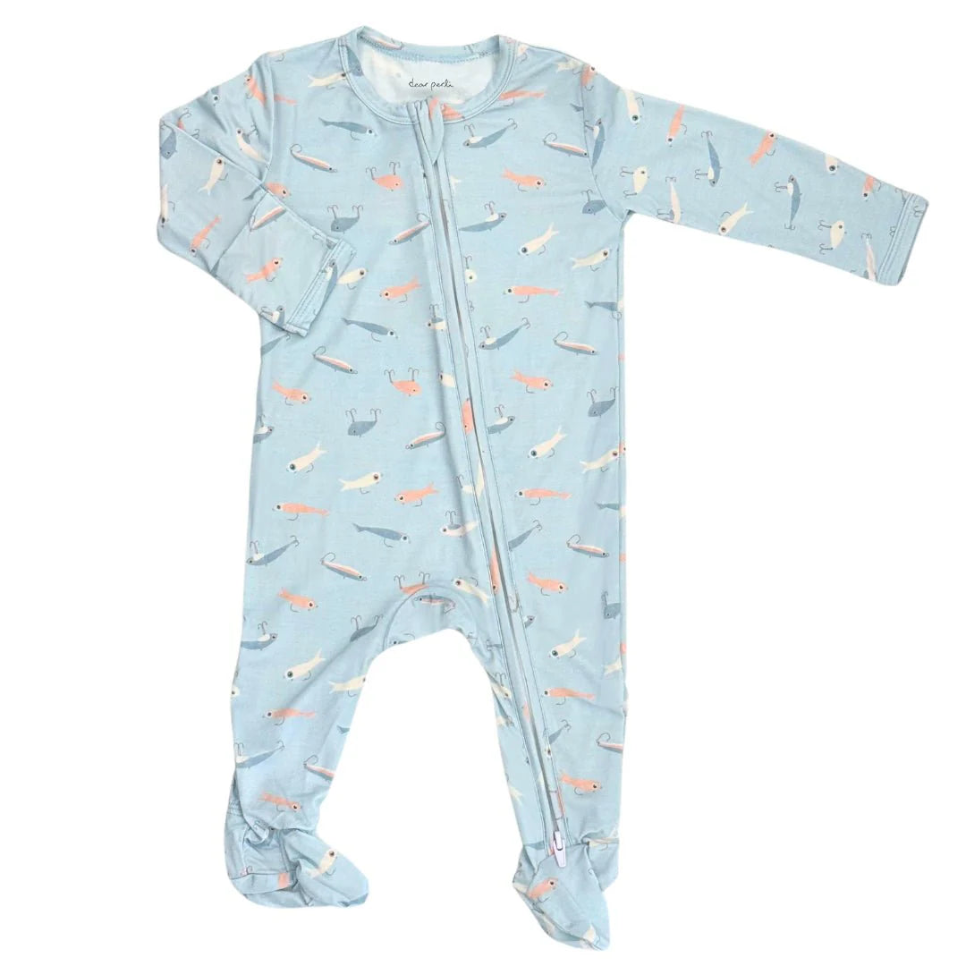 Dear Perli | Gone Fishin' Footie PJ