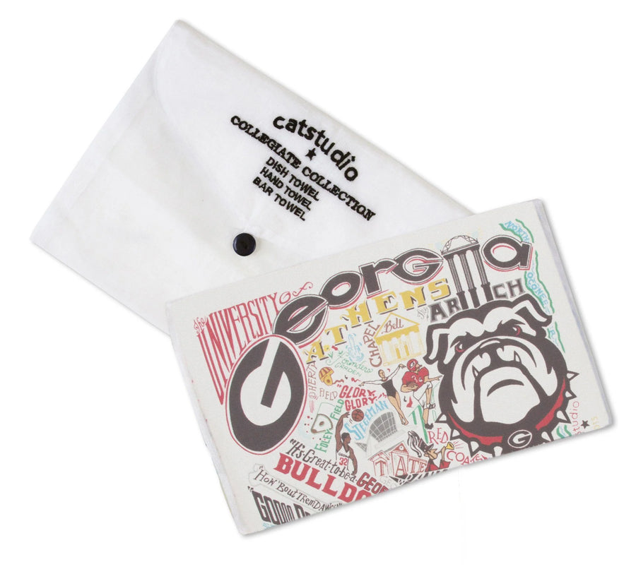 Georgia, University of Collegiate Dish Towel