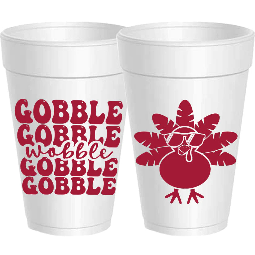 Thanksgiving Styrofoam Cups