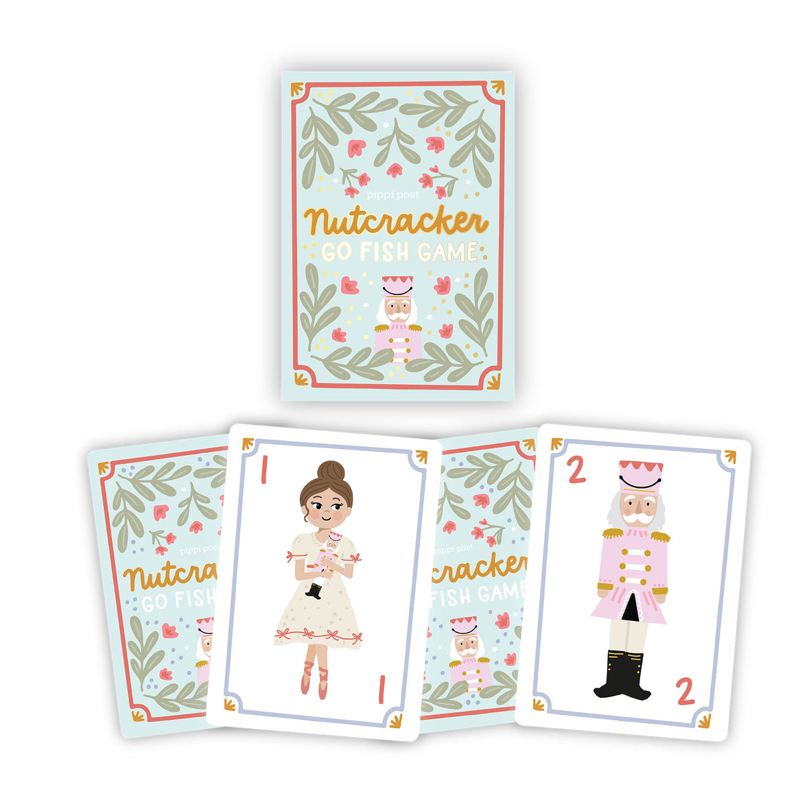Nutcracker Christmas Go Fish Card Game