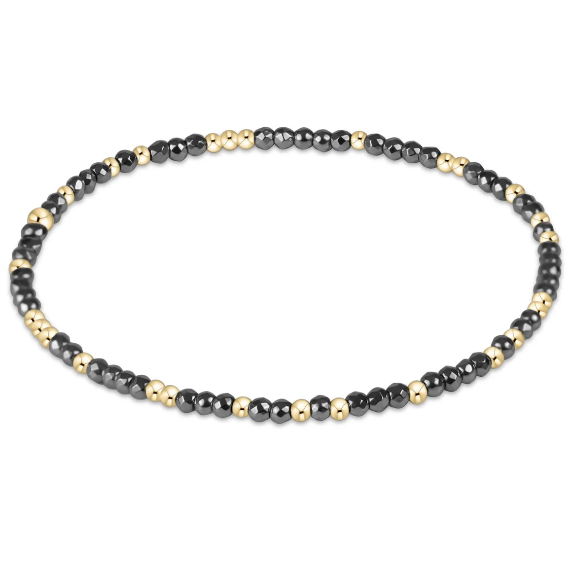 eNewton | Extends Hematite Hope Unwritten 2mm Bead Bracelet