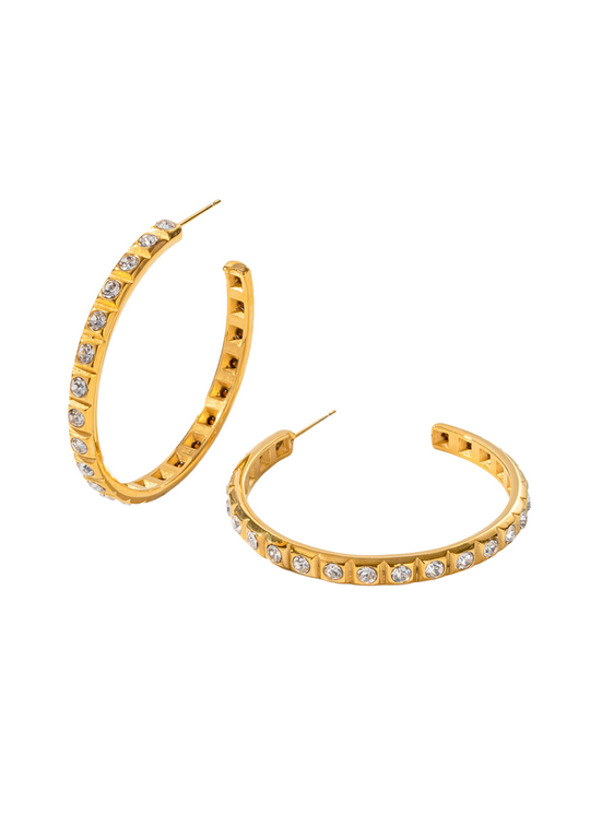 HJANE Jewels | Phoebe Pave Hoops