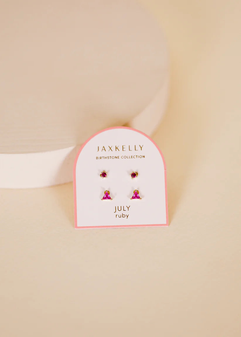 JAXKELLY || Birthstone Earrings