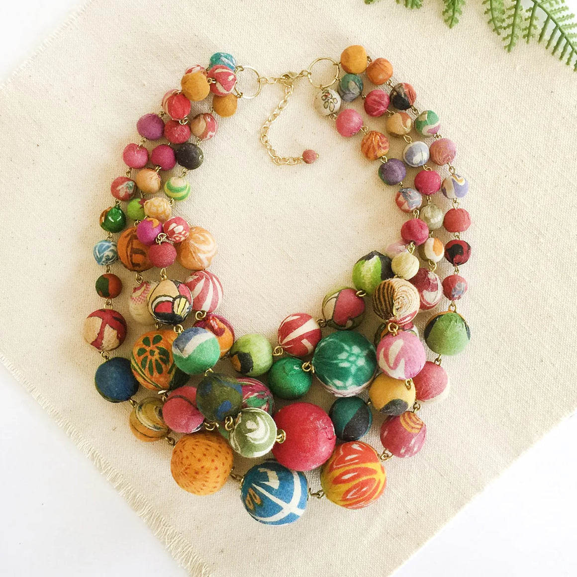 World Finds | Kantha Orb Necklace