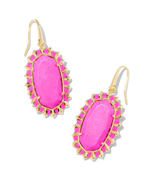 Kendra Scott | Dani Gold Color Burst Frame Drop Earrings