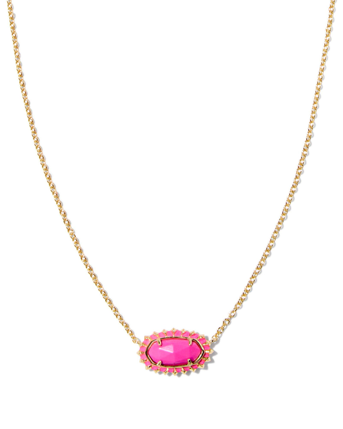 Kendra Scott | Elisa Color Burst Frame Gold Necklace