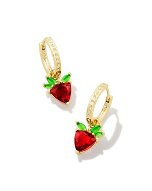 Kendra Scott | Strawberry Gold Huggie Earrings