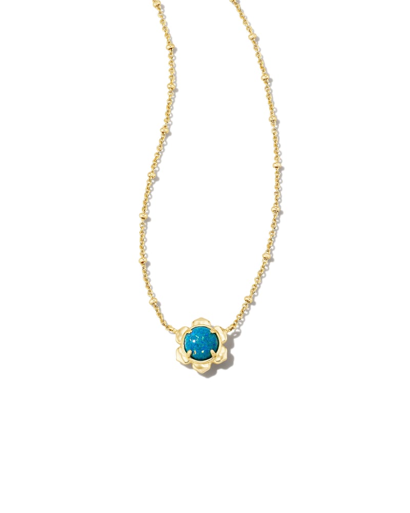 Kendra Scott | Susie Short pendant Necklace Gold - Marine Opal