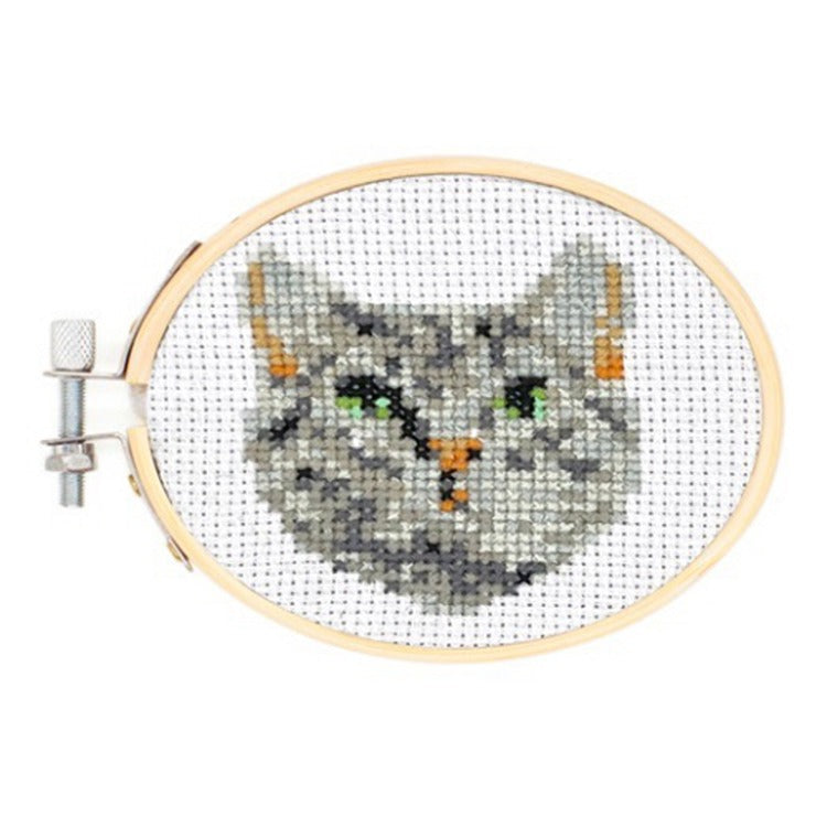 Kikkerland | Mini Cross Stitch Embroidery Kit
