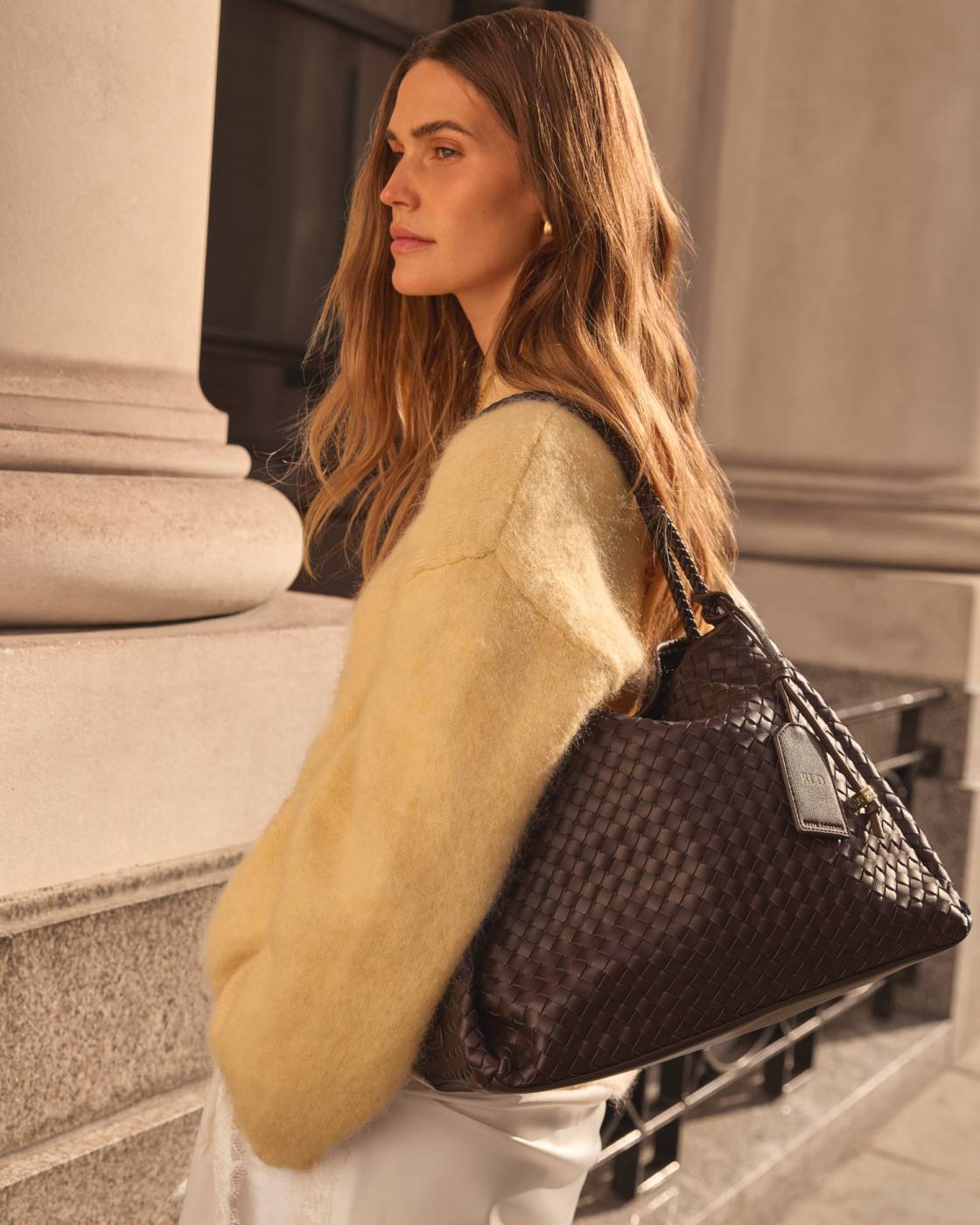 Nova Hand Woven Large Shoulder Bag