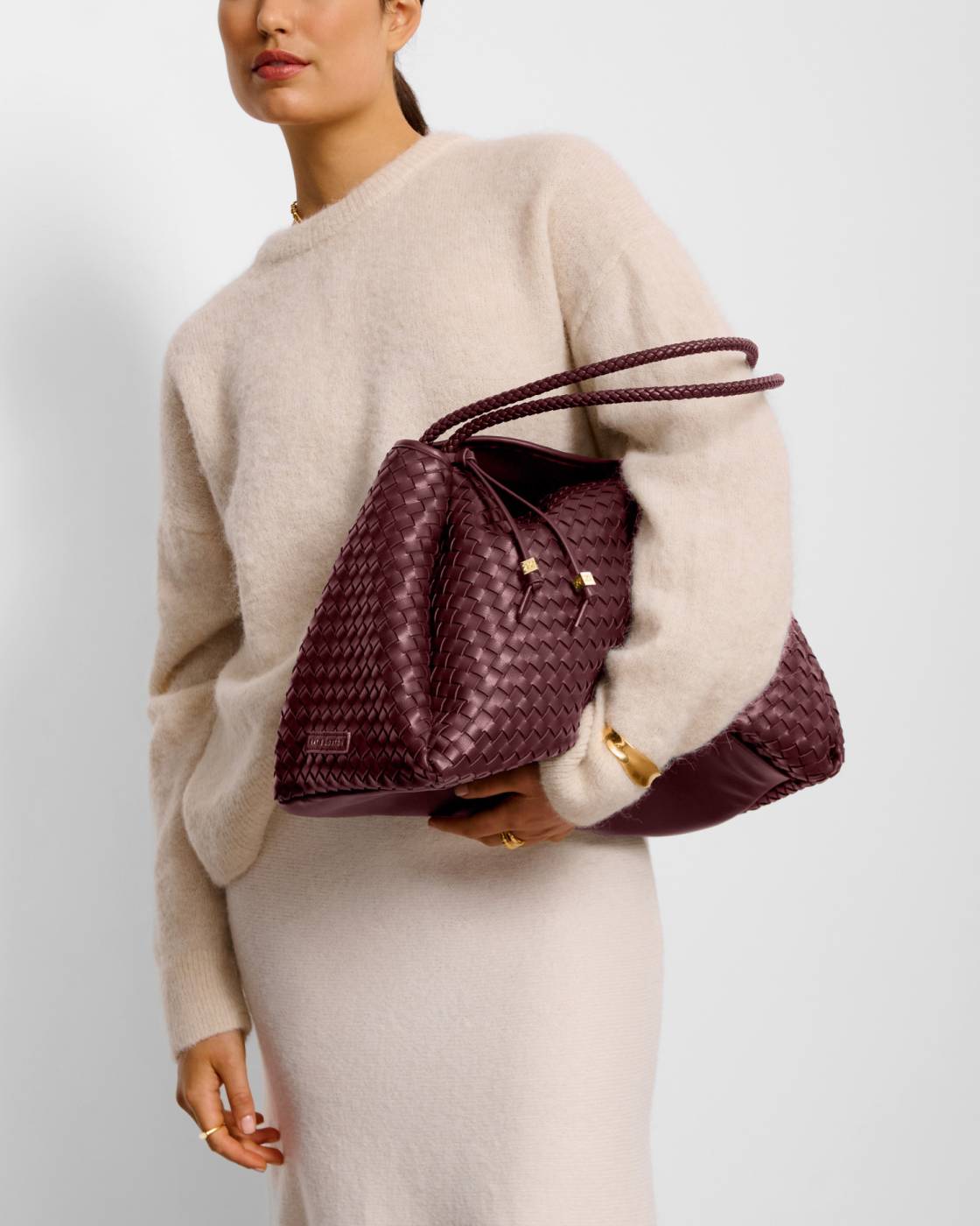 Nova Hand Woven Large Shoulder Bag