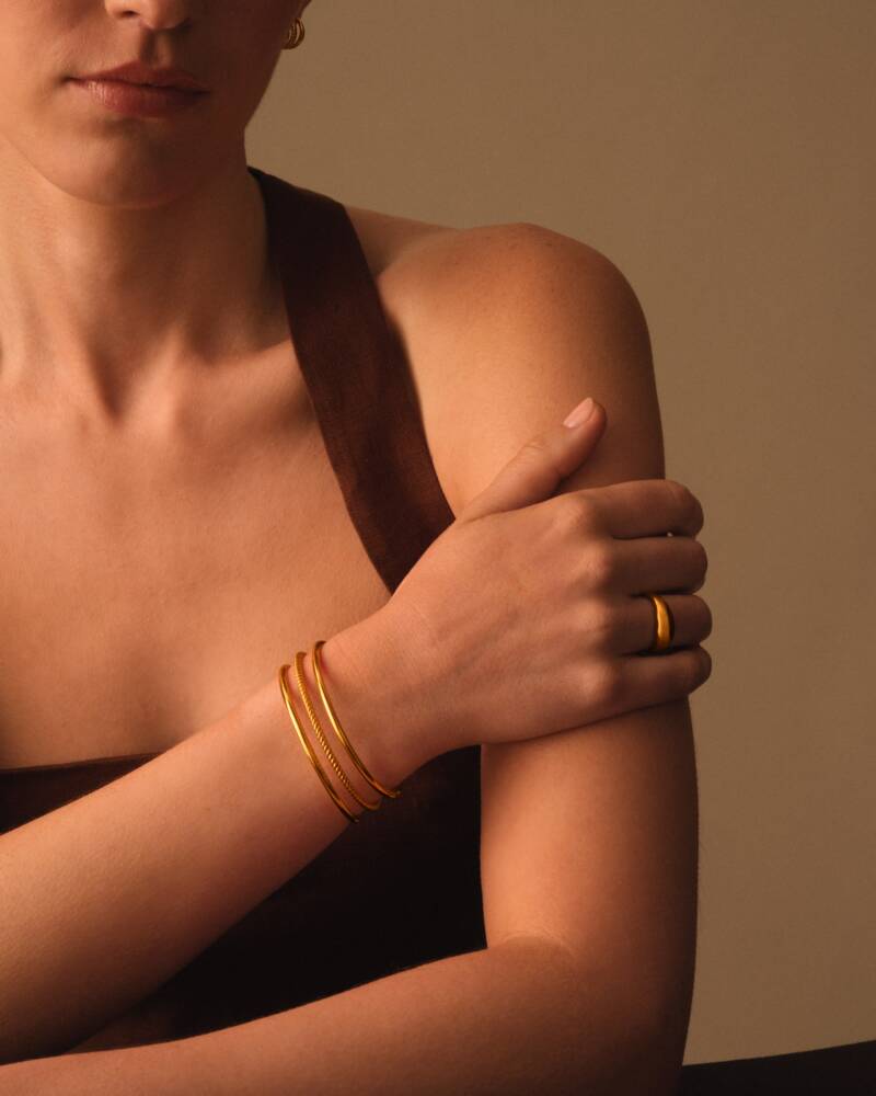 Laia Waterproof Gold Bangle