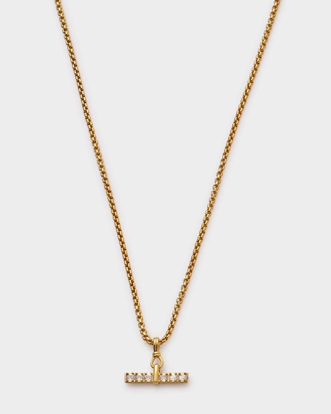 Lustre T-Bar Necklace