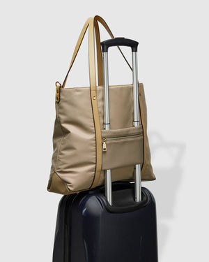 Louenhide | Nora Nylon Tote Beige