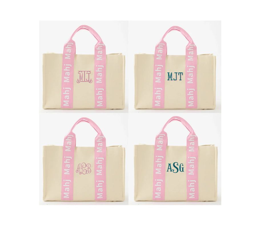 OH MY MAHJONG | Light Pink Mahj It All Bag