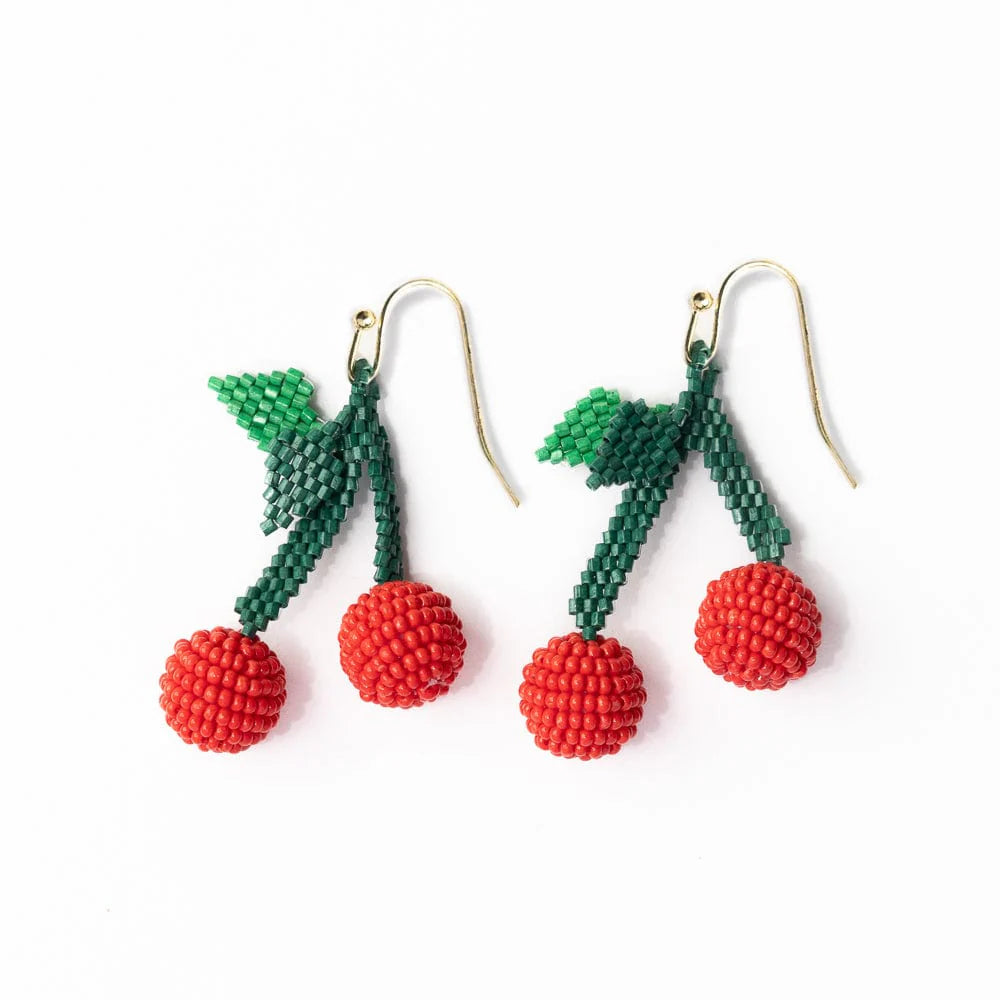 INK + ALLOY | Lottie Cherry Dangle Luxe Earrings