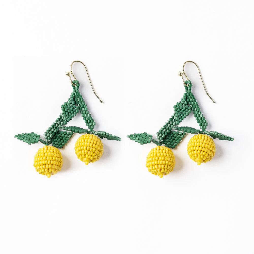 INK + ALLOY | Lottie Lemon Dangle Luxe Earrings