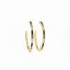 Ink + Alloy | Lulu Hoop Earring w/ Channel Set Beads