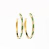 Ink + Alloy | Lulu Hoop Earring w/ Channel Set Beads