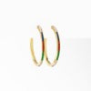 Ink + Alloy | Lulu Hoop Earring w/ Channel Set Beads