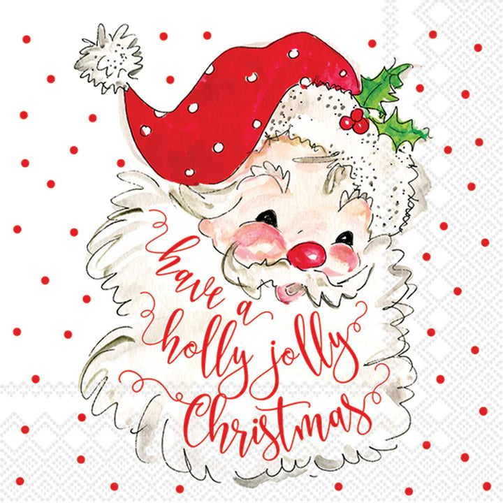 Holly Jolly Santa Napkins