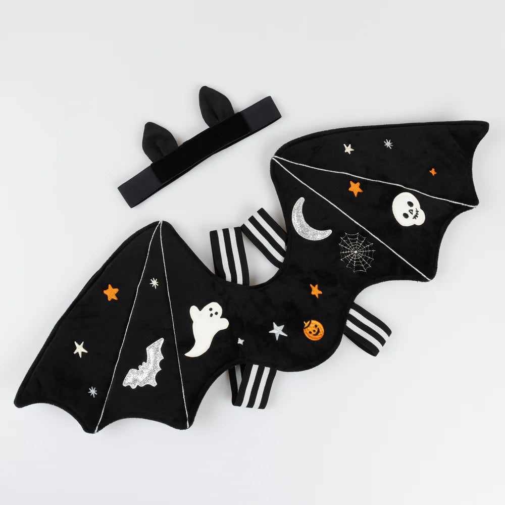Meri Meri | Embroidered Bat Wings Costume