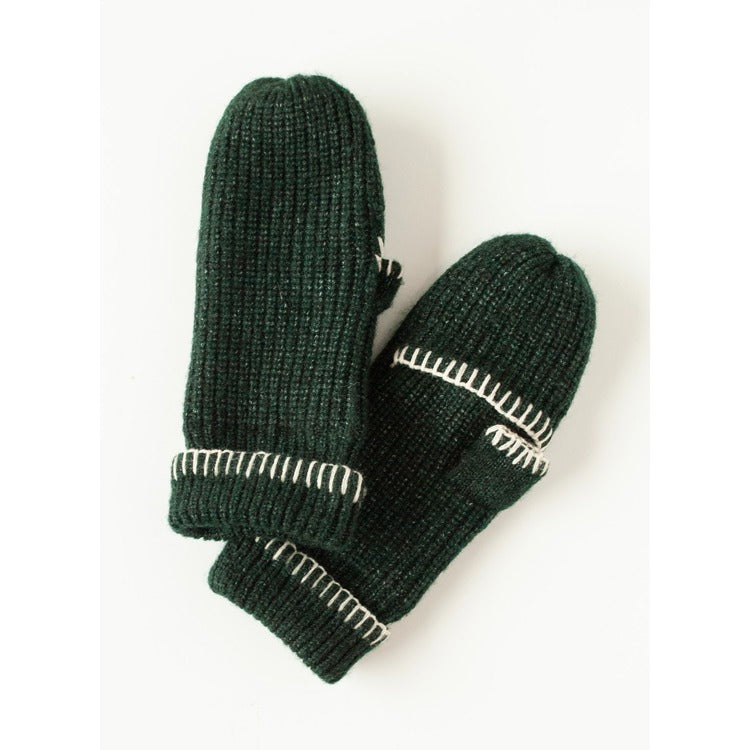 MERSEA | Sailor Love Whipstitch Flip Top Mittens