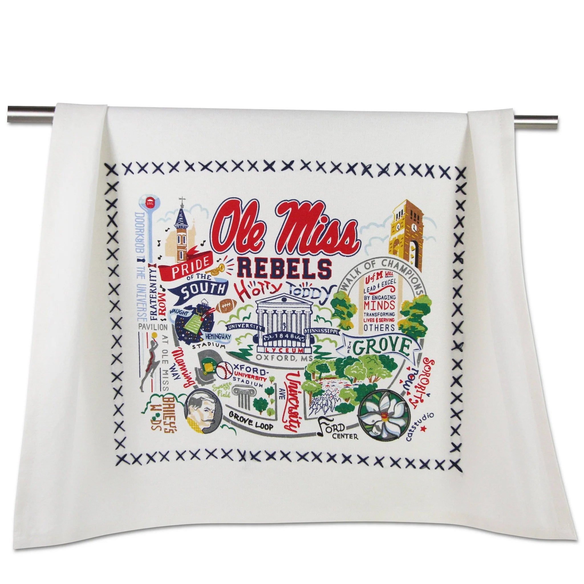 University Collegiate Dish Towel