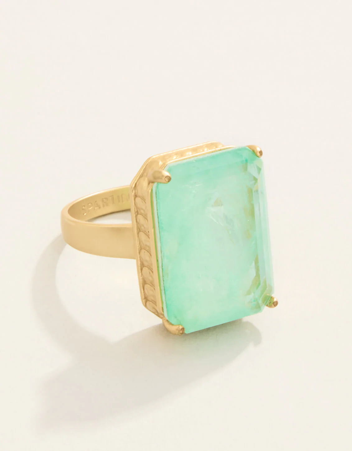Spartina 449 | Naiad Rectangle Ring Seafoam